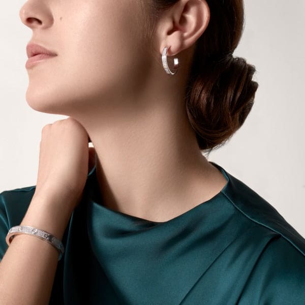 18K Love Pave Diamonds Bracelet