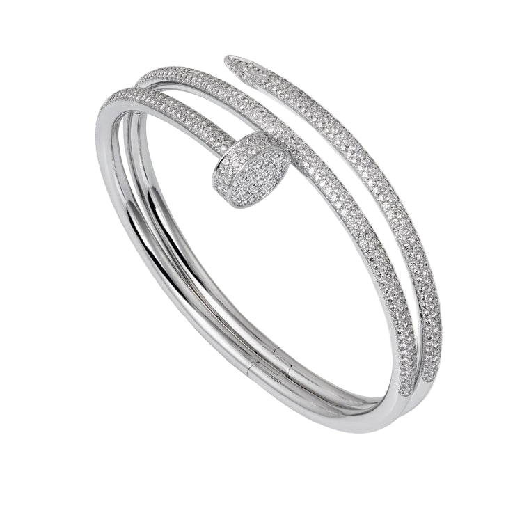 18K Juste Un Clou Full Diamonds Bracelet