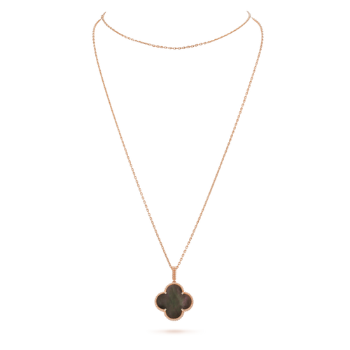 18K Magic Alhambra One Motif Pearl Necklace