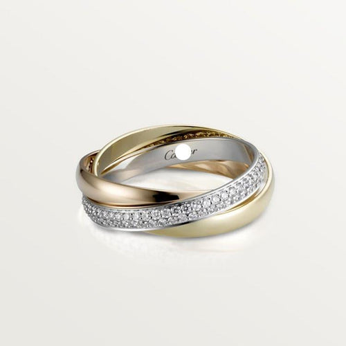 18K Trinity Diamonds Ring