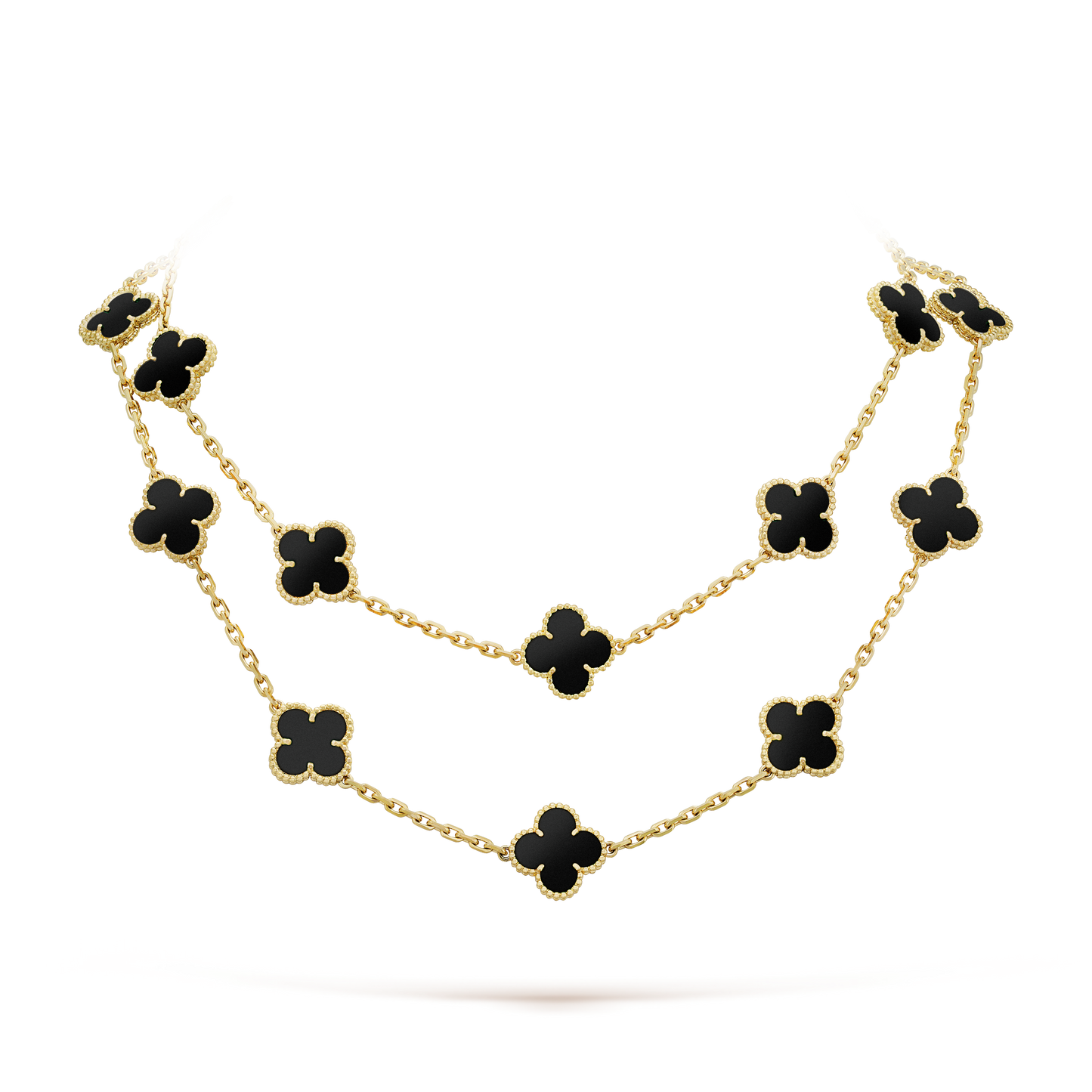 18K Vintage Alhambra 20 Motifs Long Necklace