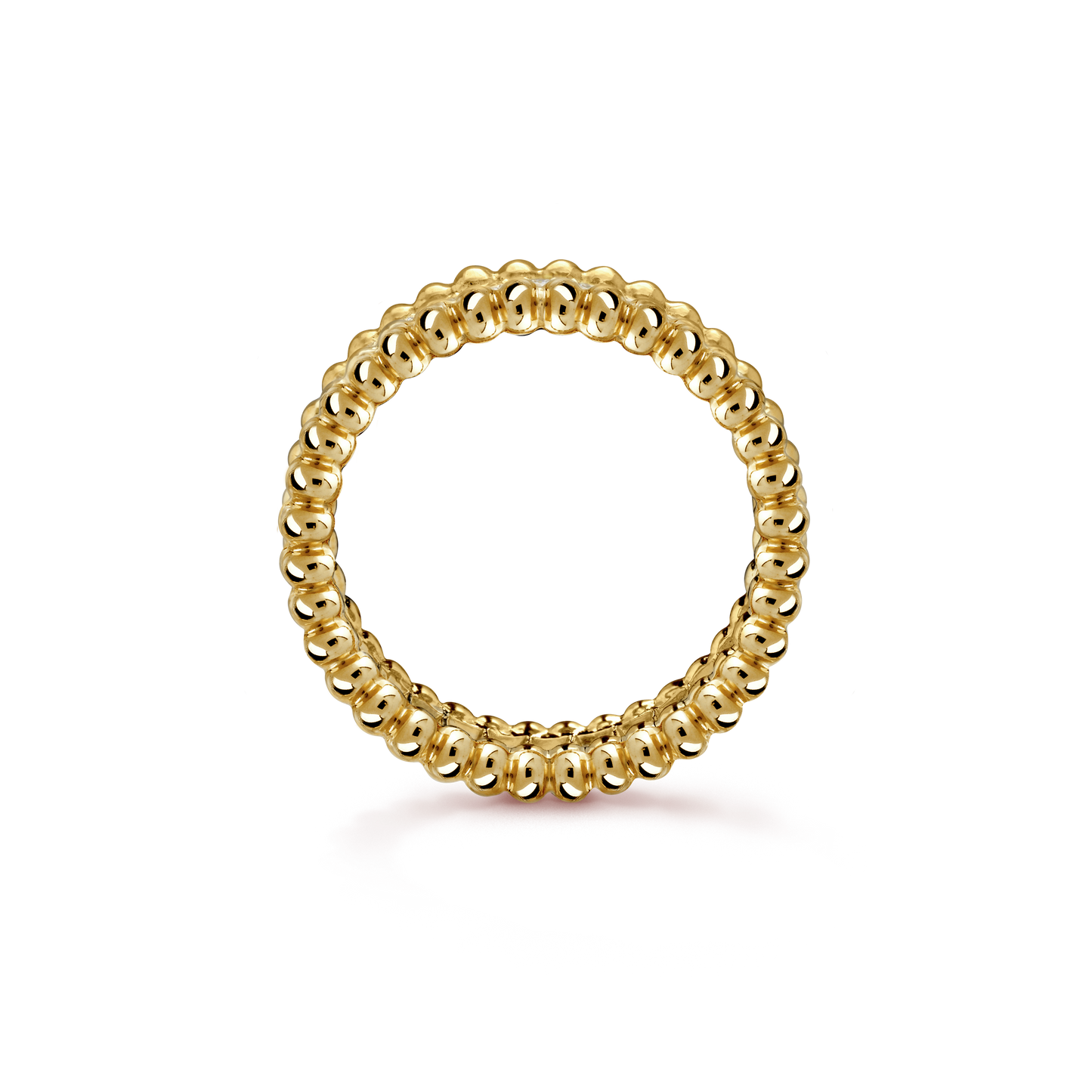 18K Perlée Diamonds Ring