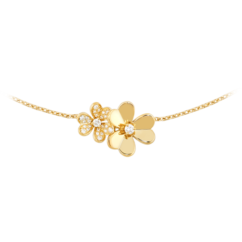 18K Frivole Clover Clover Necklace