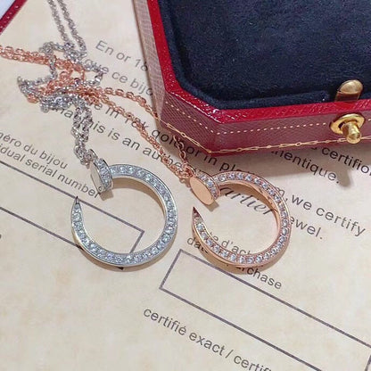 18K Juste Un Clou Full Diamonds Necklace