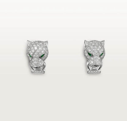 18k Panthère De Diamond Earrings