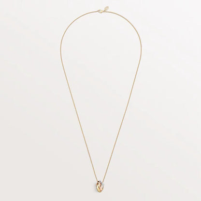 18K Trinity Cushion Necklace