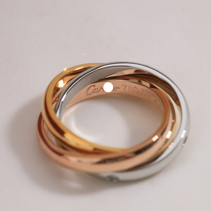 18K Trinity Five Diamonds Ring