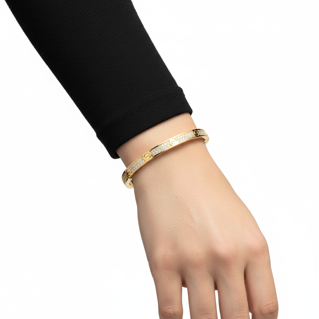 18K Love Diamonds Small Bracelet