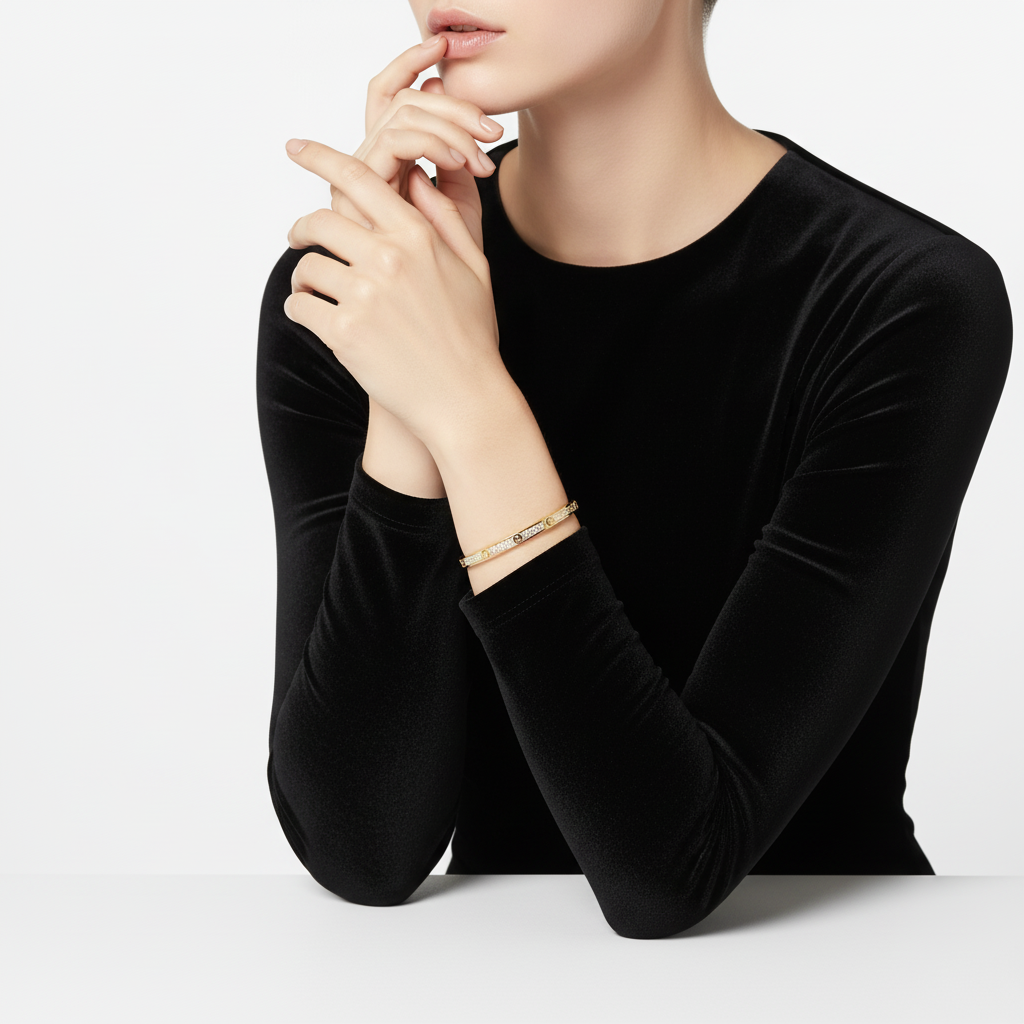 18K Love Diamonds Small Bracelet