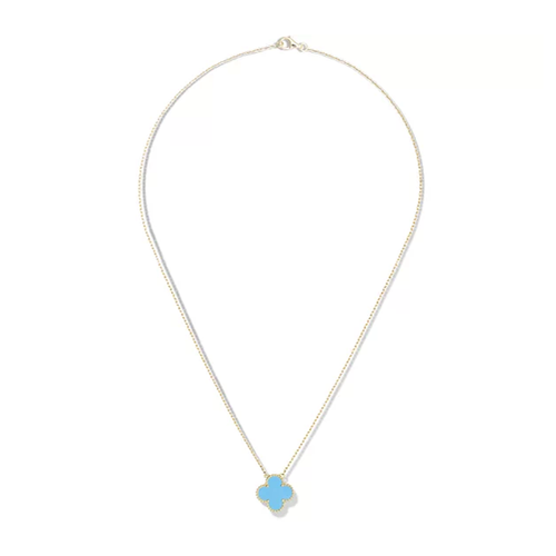 18K Vintage Alhambra Agent Pendant Necklace